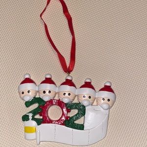 Safe and Joyful Mask and Hand Sanitizer Fill in year Christmas Ornament